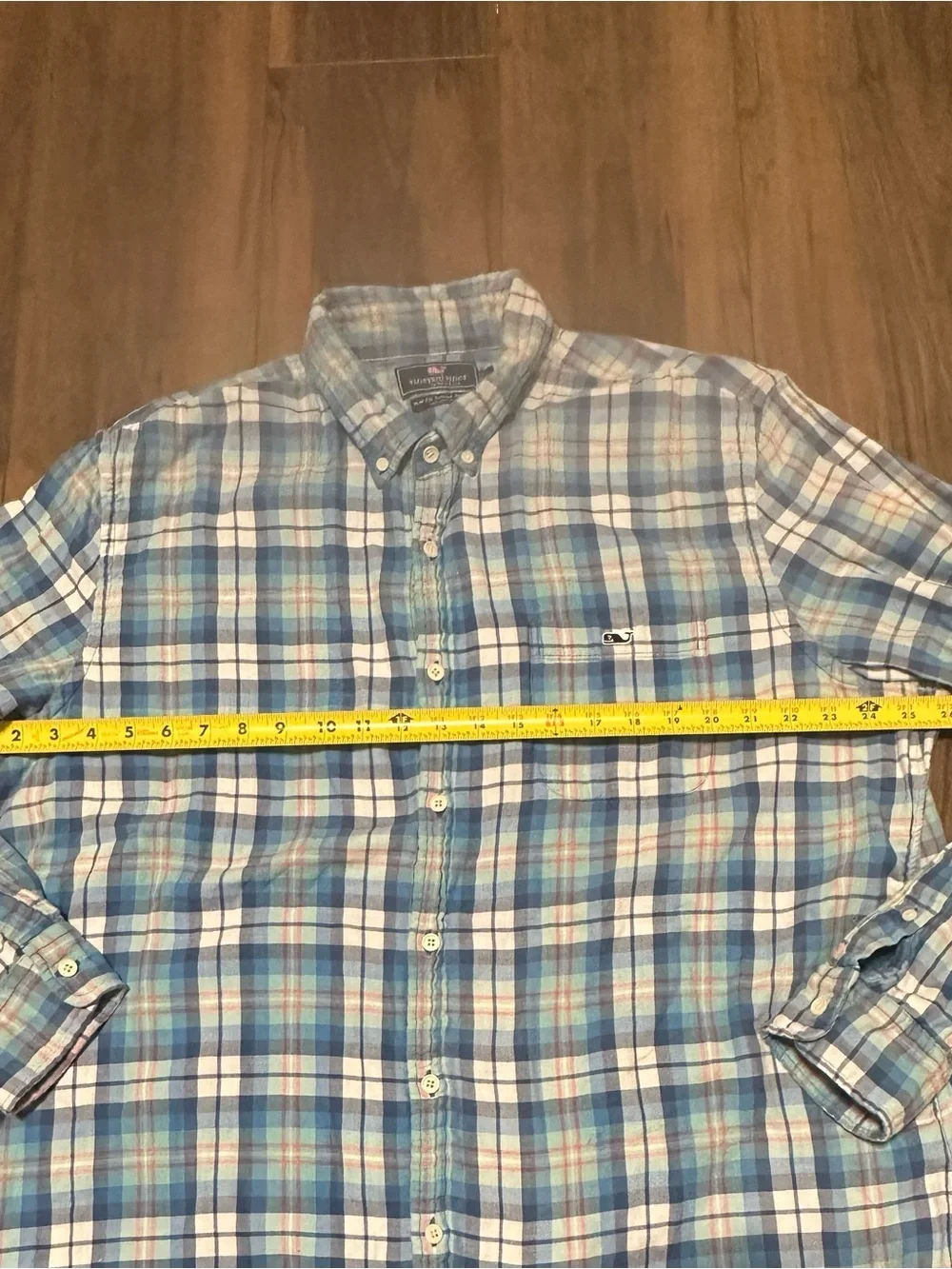 Vineyard Vines Men’s Flannel Tucker Shirt Slim Fit XXL 2XL Plaid - Picture 4 of 5